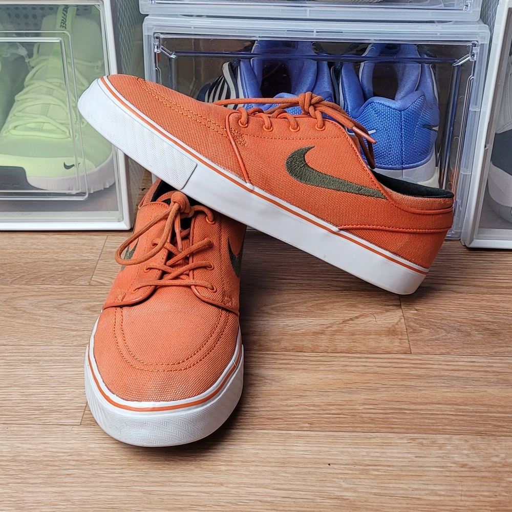 Nike SB Zoom Air Stefan Janoski Mens 9.5 Urban Orange 333824-830 Skate Sneaker